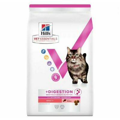 Hills Vet Essentials Cat Multi Benefit Digestion Adult 1 Salmon 1.5 Kg bar ba ka iem PetShop.lv